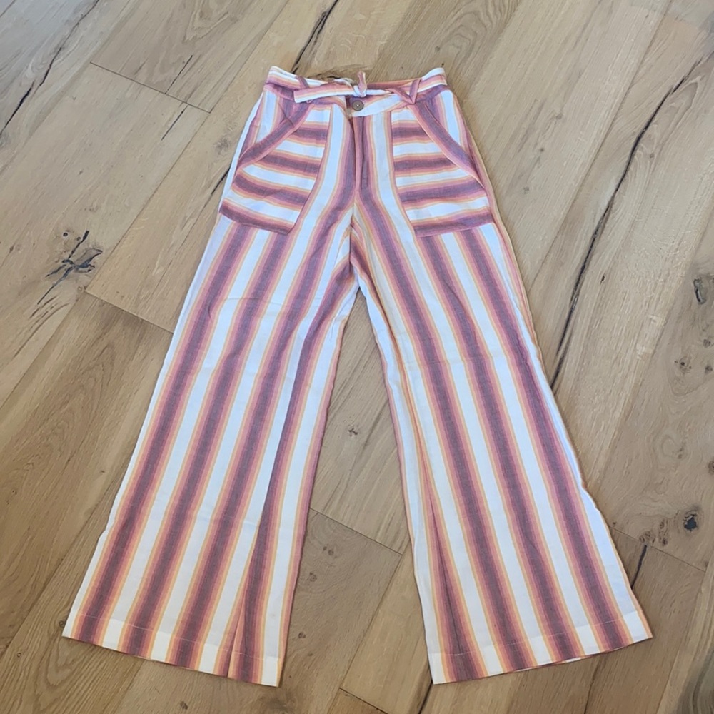 Jen Pirate booty striped pant sz 2